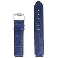Philip Stein 1-CSTABL 18mm Leather Calfskin Blue Watch Strap