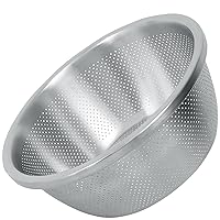 304 Stainless Steel Microporous Colander, 2.0QT Colander only For washing vegetables, fruit and rice and for draining cooked pasta(1PC)