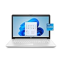 2022 HP High Performance Business Laptop - 17.3'' FHD IPS Intel i5-1135G7 4-Core Iris Xe Graphics 32GB DDR4 1TB SSD RJ45 LAN Fullsize Backlit Keyboard- Windows 10 Pro w/ USB, Silver, 17-BY4000