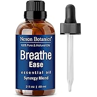 Breathe Essential Oil Blend, 60 ml - Pure, Aromatic, Clears Congestion, Natural and Organic, Must Have Blend, Essential Oil for Diffuser, Inhaler Tubes, Sinus Relief