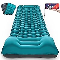 AKSOUL Self Inflating Sleeping Mat for Camping: 8-12CM Thickness Single Camp Mattress, Double Joinable Camping Inflatable Mat