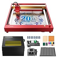 xTool D1 Pro 20W All-in-One Kit with Laser Engraver, Air Assist&Honeycomb for Laser Cutter DIY Laser Engraving Machine, Enclosure, RA2 Pro Rotary, Laser Engraver for Wood and Metal, Dark Acrylic, etc.