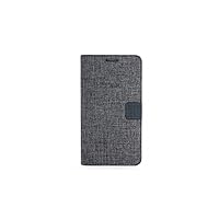 ForestGreen VOIA Premium Nylon Basic Folio Cover Case for Samsung Galaxy Note 3 - Retail Packaging - Dark/Grey