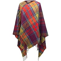 Ladies Shawl Cape Buchanan Berry Lambswool Made To Order