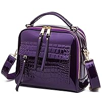Women Patent Leather Handbag and Purses PU Satchels Shoulder Bags Crossbody Bags