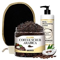 Coffee Scrub Body Exfoliator Skin Care Set,