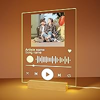 EGD Personalized Gifts for Mothers Day Gifts | Choose Your Photo & Song for Unique Personalized Gifts for Mom | Spotify Plaque | Customized Gifts For Him & Her | Original Mother's Day Gift Ideas