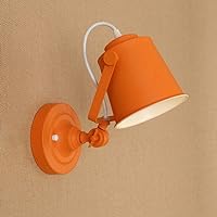 Wall Mounted Light 11 Colors Led Wall Lights Indoor Retro Loft E27 Bulb Lamp Wall Lamp Bedroom Up Down Industrial Wall Sconce Lamparas Decoration Lighting Fixture Reading Light