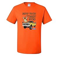 Driving Trucks and Taggin Bucks Retro Ford F150 Hunting Ford Truck Licensed Official Mens T-Shirts