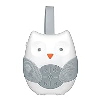 First Health Baby White Noise & Lullaby Sound Machine – 12 Soothing Sounds Including Sonata in A, Claire De Lune, Sunrise Lullaby, Rainforest, Waves – Customizable 15, 30 & 60-Minute Timer (Owl)