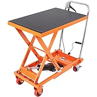 VEVOR TF23 Hydraulic Lift Table Cart, 500lbs Capacity 28.5