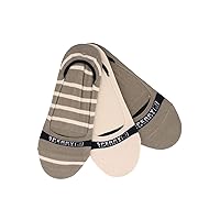 Sperry Men's Signature Invisible Boat Shoe Liner Socks-3 Pair Pack-No Show Combed Cotton Comfort