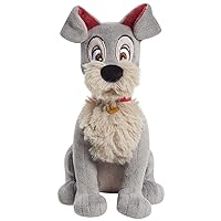 Collectible 8.5 Inch Beanbag Plush, Tramp, Disney Lady and the Tramp, Stuffed Animal, Dog, Officially Licensed Kids Toys for Ages 2 Up by Just Play