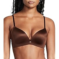 Victoria's Secret So Obsessed Wireless Push Up Bra, Padded, Plunge Neckline, Smoothing, Bras for Women, Brown (36C)