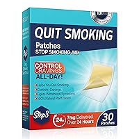 7mg Quit Patches - 30 Patches Step 3 Stop Aids, Safe and Effective Anti-Craving Solutions, Effective Aid for Quitting