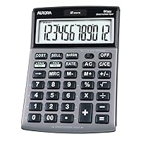 Aurora DT661 Business Calculator with Cost Sell Margin and Tax, Grey