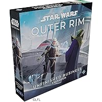 Star Wars: Outer Rim - Unfinished Business Expansion - Strategy Game, Adventure Game for Kids & Adults, Ages 14+, 1-4 Players, 3-4 Hour Playtime, Made by Fantasy Flight Games