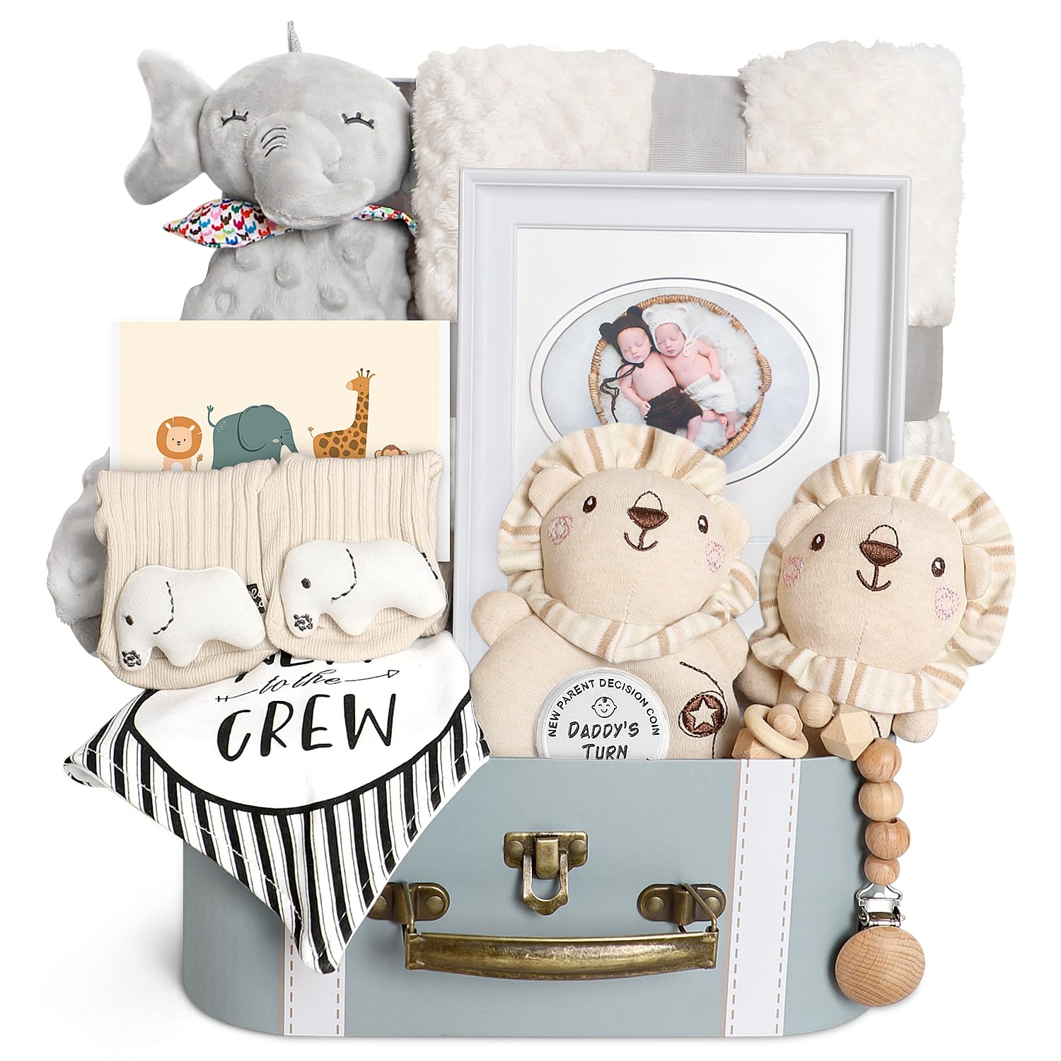 Baby Shower Gifts for Boys Girls, Baby Gifts Basket Newborn
