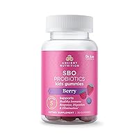 Ancient Nutrition Probiotics for Kids, Kids Probiotics Gummies, Berry, Supports Gut Health, 5B CFUs/Serving, Reduces Occasional Bloating and Constipation, 30 Count