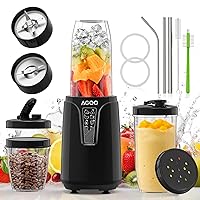 Blender for Shakes and Smoothies, 850W Personal Blender Smoothie Maker, 17 Pieces Countertop Blenders for Kitchen with 6-Edge Blade, Smoothie Blender with 2 * 20 oz To-Go Cups BPA Free