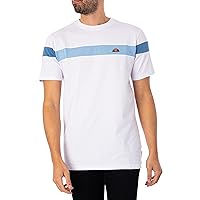 ellesse Caserio T-Shirt - White/Light Blue