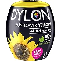 Dylon Washing Fabric Clothes Soft Furnishings Machine Dye Pod 350g 05 Sunflower Yellow, 350 g (Pack of 1), 12 Ounce
