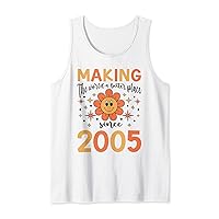 18 Birthday Making the world a better place since 2005 Tank Top