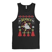Threadrock Men's Sleigher Santa Claus Ugly Christmas Tank Top