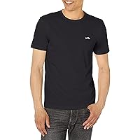 BOSS Men's Contrast Curve Logo Short-Sleeve Cotton T-Shirt