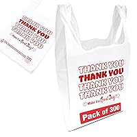 Thank You Bags Pack of 300ct White