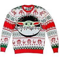 STAR WARS The Mandalorian The Child with Lights Ugly Christmas Sweater