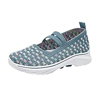 Women's Hands Free Walking Shoes for Slip on Sneakers with Arch Support Summer Lightweight Casual Running Shoes