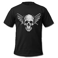 Butterfly 1 Skull Gothic Men's T-Shirt