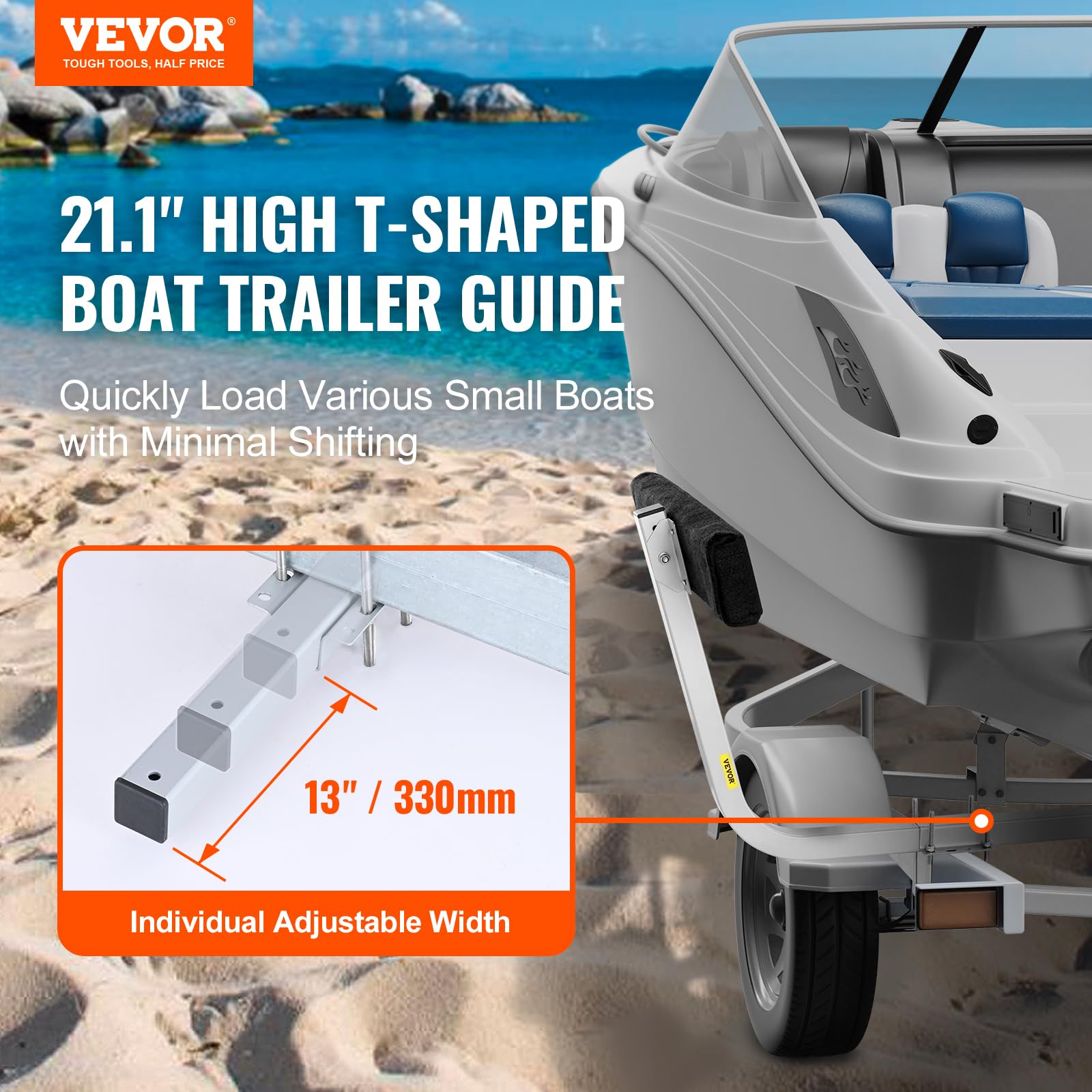 VEVOR Boat Trailer Guide, 27.6