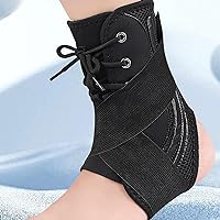Adjustable Ankle Support Ankle Brace Stabilizer Lace Up Adjustable Support Compression Injury Recovery Sprain Ankle Wrap Adjustable Ankle Strap