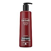 Rainbath Rejuvenating and Cleansing Shower and Bath Gel, Moisturizing Body Wash and Shaving Gel with Clean Rinsing Lather, Pomegranate Scent, 16 fl. oz (Pack of 2)