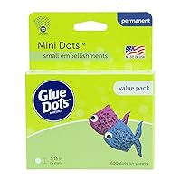 Glue Dots, Mini Dots Value Pack, Double-Sided, 3/16