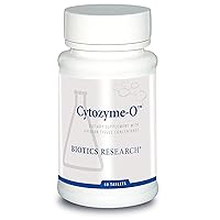 Biotics Research Cytozyme O Raw Bovine Ovarian Tissue. Supports Female Health, SOD, Catalase, Potent Antioxidant Activity, 60 Tablets