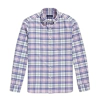 vineyard vines Men's Classic Fit Plaid Island Twill Shirt