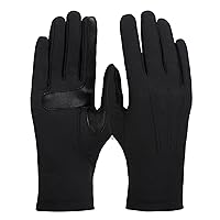 womens Spandex Cold Weather Stretch Gloves With Warm Fleece LiningGloves