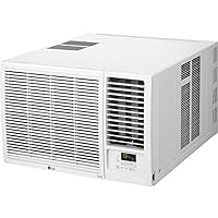 LG LW2423HRSM, White 23,000 Smart Window Heat, 230V, Air Conditioner Cools Rooms up to 1,400 Sq.Ft, Smartphone & Voice Control works with Remote, 23000 BTU