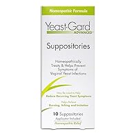 Yeast-Gard Advanced Homeopathic Suppositories 10 ea