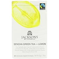 Jacksons chinesischen Sencha Green Tea with Natural Lemon (20) - Packung mit 2