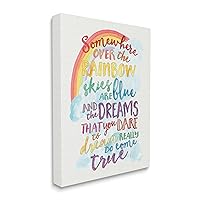 Stupell Industries Somewhere Rainbow Wall Art, 16x20, Multi-Color