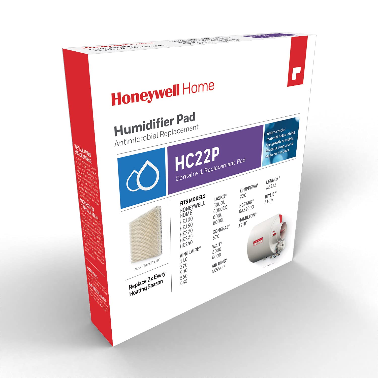 Honeywell Home HC22P Whole House Humidifier Pad