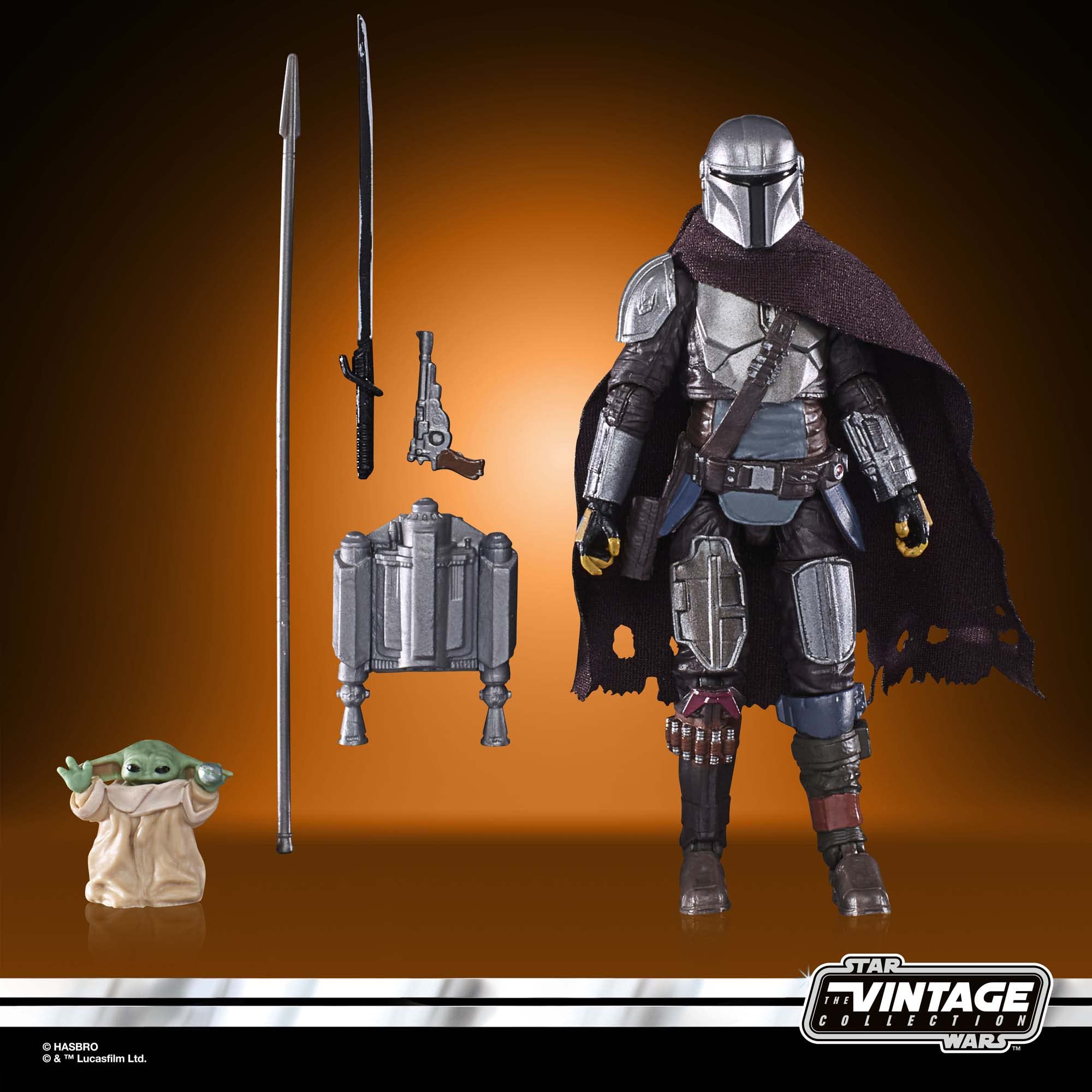 STAR WARS The Vintage Collection The Mandalorian’s N-1 Starfighter, The Mandalorian 3.75-Inch Vehicle & Action Figures, Ages 4 and Up