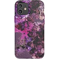 tech21 Eco Art Phone Case for Apple iPhone 12 and 12 Pro 5G with 10 ft. Drop Protection, Collage Pink/Purple