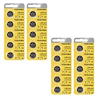 Toshiba CR1616 Battery 3V Lithium Coin Cell (20 Batteries)