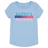 Girls' Short Sleeve T-Shirt with Flip Sequin Design, Cotton Tee with Tagless Interior