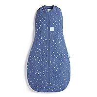 ergoPouch 0.2 tog Baby Sleep Sack 0-12 Months - Baby Sleeping Sack for Warm & Cozy Nights - Cocoon Swaddle Sack Baby Keeps Calm & Relaxed (Navy)